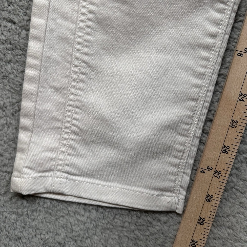 White House Black Market WHBM Women Size 6R Slim Ankle Jeans Embroidered - Picture 7 of 13